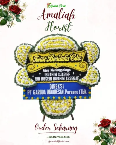 Papan Bunga Duka di Gadungsari