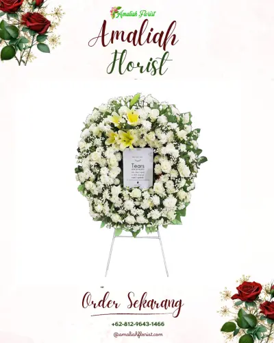 Krans Bunga Duka Cita di Gadungsari